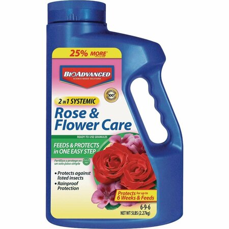 BIOADVANCED 2-In-1 5 Lb. Ready To Use Granules Rose & Flower Care Insect Killer 708110A